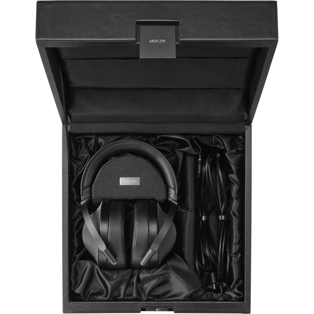 Boxed Sony MDR-Z1R headphone set with accessories