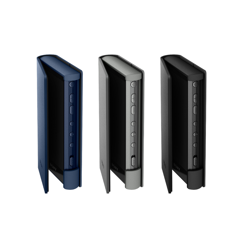 Sony NW-A306 soft protective cases in three colours