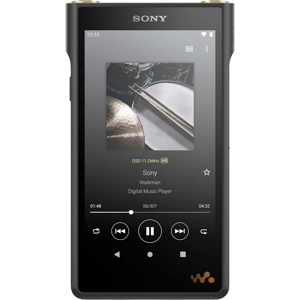 Sony NW-WM1AM2 front screen in use