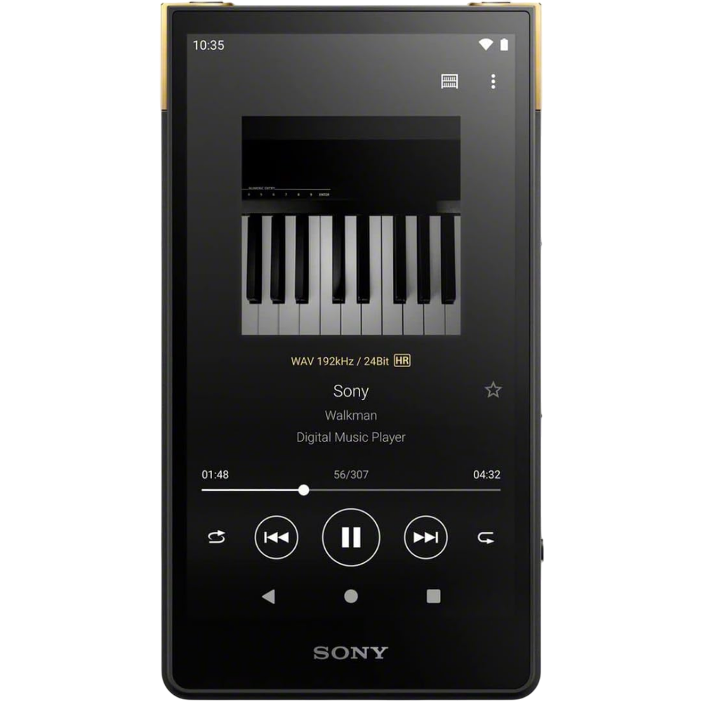 Sony NW-ZX707 uncapped premium Walkman front view