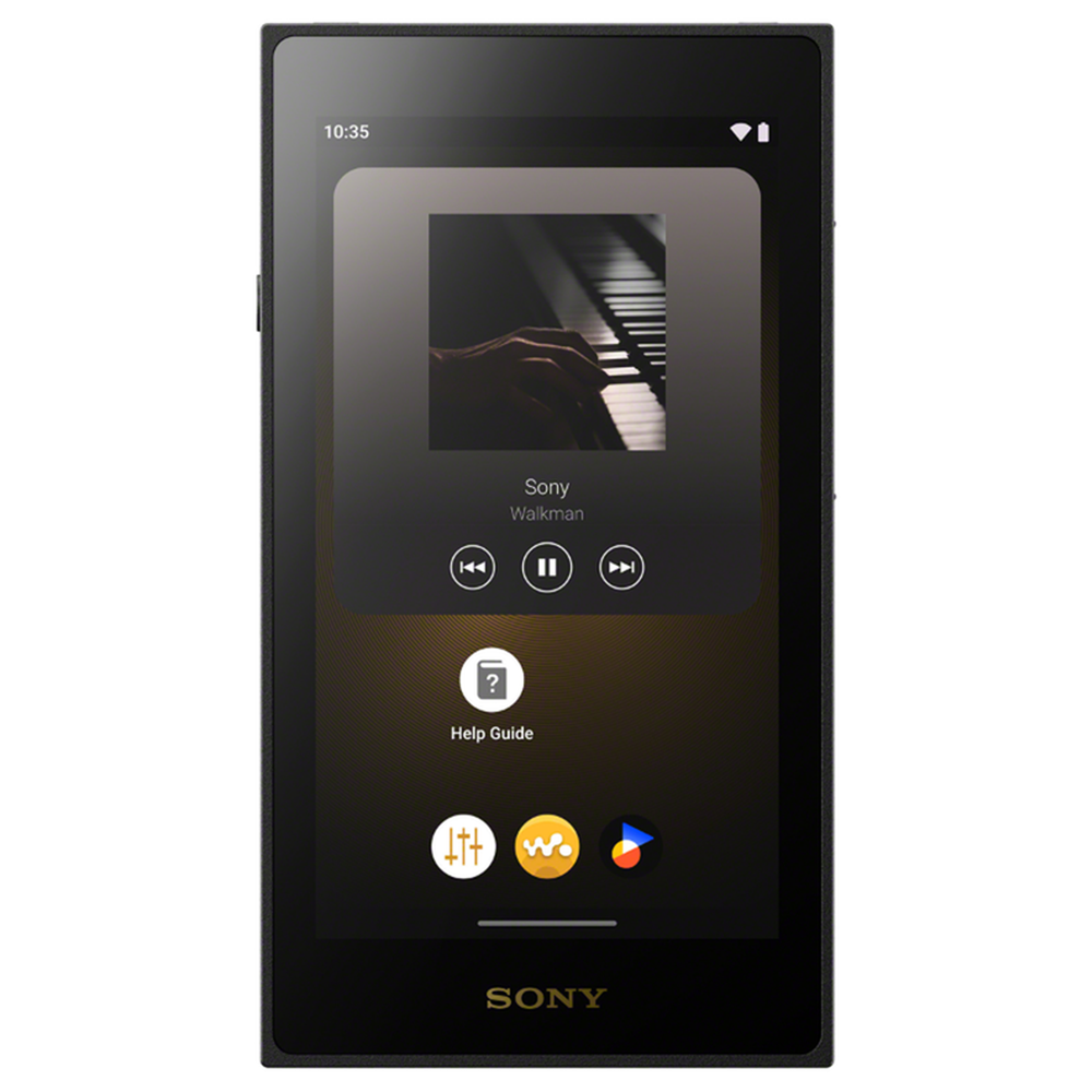 Sony NW-ZX900 home screen display close-up