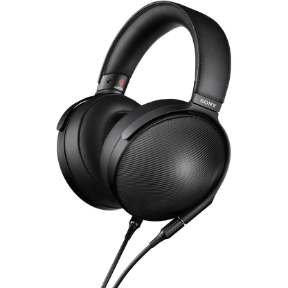 Angled front view of Sony MDR-Z1R over-ear headphones