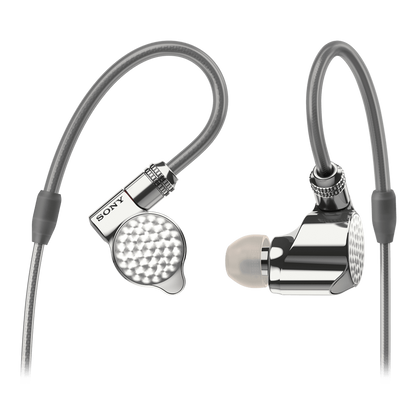 Front view of Sony IER-Z1R in-ear headphones