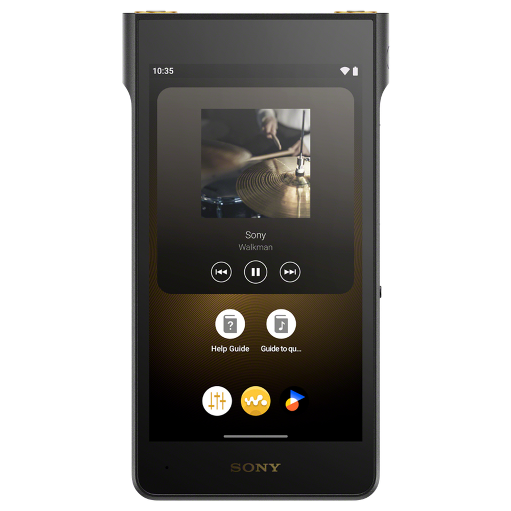 Sony NW-WM1AM3 home screen display close-up