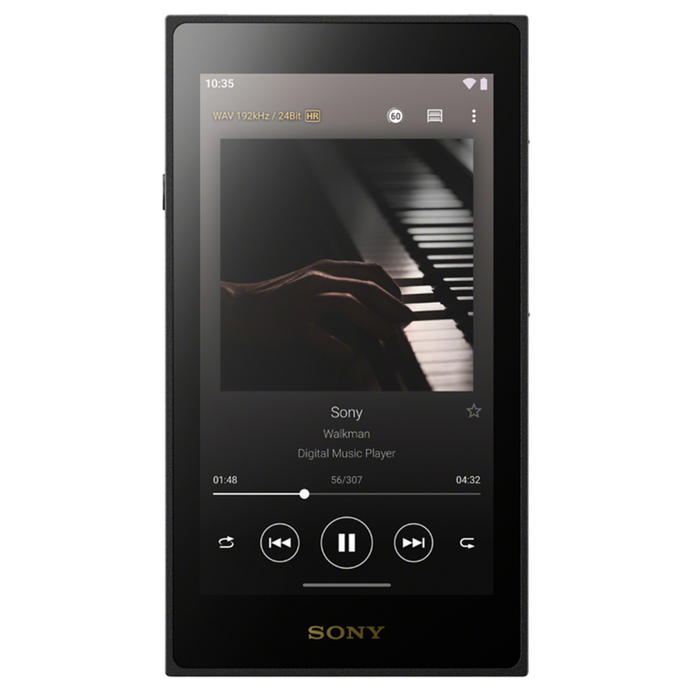 Sony NW-ZX900 front screen in use
